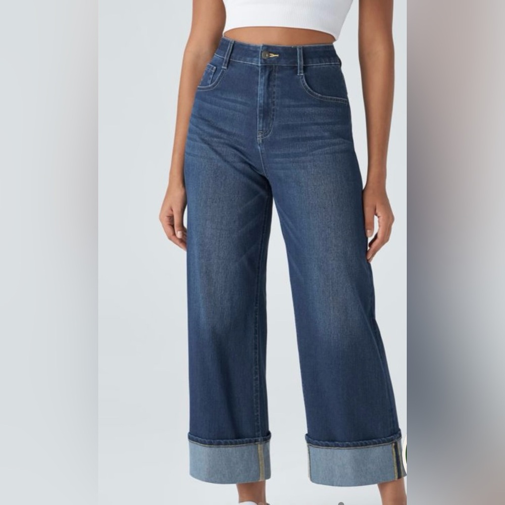 HALARA Wide Leg Denim Jeans - Picture 7 of 11